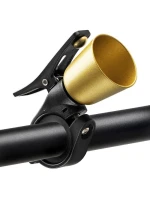Hliníkový zvonek na kolo Rockbros ve zlaté barvě pro děti
