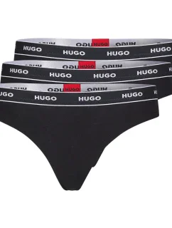 BOSS Dámská tanga 3Pack Stripe 50469681-001 - HUGO