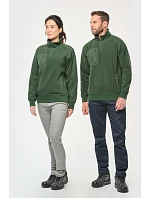 WK WK 905 Pracovní fleecová mikina s 1/4 zipem 20.W905 forest green WK WK 905 Pracovní fleecová mikina s 1/4 zipem 20.W905 forest green