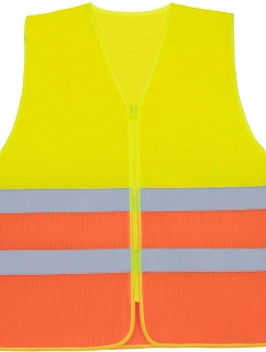 Korntex KXCMZ – Rhodes Hi-Vis síťovaná bezpečnostní vesta 76.XCMZ hi vis yellow/hi vis orange