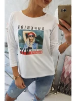 Halenka s potiskem Superior bílá Halenka s potiskem Superior bílá