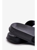 Pánské Pantofle S Logem Big Star OO174028 Černé