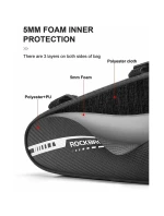 Brašna pod rám Rockbros B75 červená