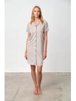 Vamp - Kostkovaná noční košile – Picnic 18217 - Vamp Vamp - Kostkovaná noční košile – Picnic 18217 - Vamp
