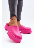 Dámské Žabky Na Masivní Podrážce Big Star NN274019 Fuksja