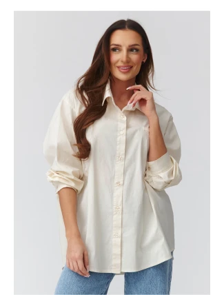Košile s dlouhým rukávem  model 224101 Makadamia