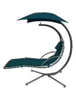 HOUPACÍ KŘESLO S DEŠTNÍKEM LISBON TYRKYSOVÁ HOUPACÍ KŘESLO S DEŠTNÍKEM LISBON TYRKYSOVÁ