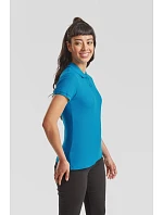Fruit of the Loom Lady-Fit Premium Polo Dámské piqué polo 16.3030 heather grey Fruit of the Loom Lady-Fit Premium Polo Dámské piqué polo 16.3030 heather grey