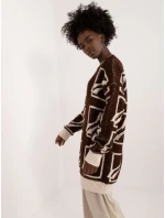 Jumper BA SW 0277.02 tmavě hnědý Jumper BA SW 0277.02 tmavě hnědý