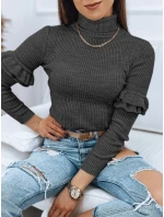 Dámský svetr BUFALO tmavě šedý FashionStreet MY1427