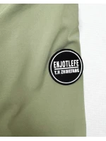 Prosta kurtka z kapturem i trokiem w talii Goodlookin khaki (KK60418-3#)