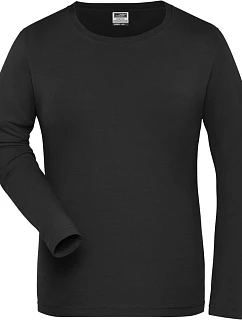 Daiber JN 1803 Dámské pracovní elast. tričko - Solid 02.1803 black