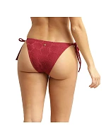Dámské plavky DIM SWIMWEAR SHELL SLIP - DIM - tmavě červená Dámské plavky DIM SWIMWEAR SHELL SLIP - DIM - tmavě červená