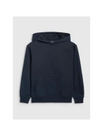 Chlapecká nepruhovaná mikina s kapucí 4F 4FJRMM00TSWSM2482-31S