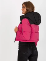 Dámská bunda NM KR D2 3825 73P černá a červená