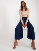 Dámské kalhoty TW SP BI 81733.14 tmavě modré Dámské kalhoty TW SP BI 81733.14 tmavě modré