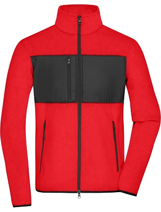 Daiber JN 1312 Pánská fleecová bunda 02.1312 red/black Daiber JN 1312 Pánská fleecová bunda 02.1312 red/black