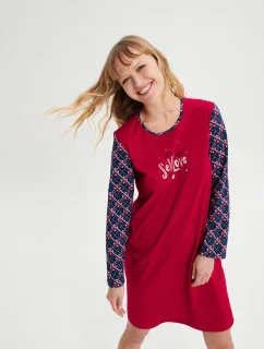 Vamp - Noční košile s dlouhým rukávem 19441 - Vamp