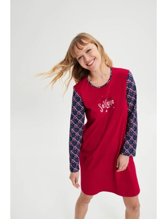 Vamp - Noční košile s dlouhým rukávem 19441 - Vamp Vamp - Noční košile s dlouhým rukávem 19441 - Vamp