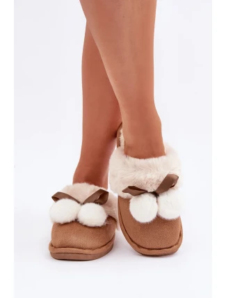 Dámské Pantofle S Kožešinou Camel Nartani Dámské Pantofle S Kožešinou Camel Nartani