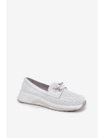 Dámské polobotky na platformě 56C2101 Bílá - Artiker