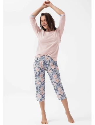 Dámské pyžamo Luna 343 3/4 3XL Dámské pyžamo Luna 343 3/4 3XL