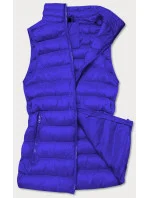 Krátká dámská prošívaná vesta v chrpové barvě (23077-184) Krátká dámská prošívaná vesta v chrpové barvě (23077-184)