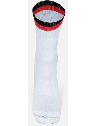 Mr. Socks L 05006 Tenisové ponožky "Two Tone" 88.5006 white/black/red Mr. Socks L 05006 Tenisové ponožky "Two Tone" 88.5006 white/black/red