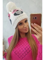 Dámská čepice Owl K340 bílá Dámská čepice Owl K340 bílá