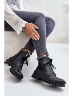 Zazoo 2831 Dámské Botky Z Přírodní Kůže Černé