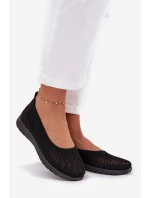 Dámské Síťované Baletky Ve Sportovním Stylu Černé Virella