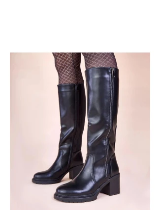 Kozačky na podpatku  model 221029 Solea