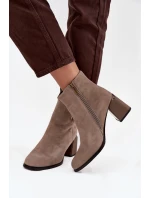 Boty na podpatku  model 222953 Step in style