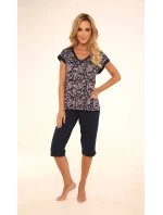 Dámské pyžamo De Lafense 491 Mia kr/r 3XL Dámské pyžamo De Lafense 491 Mia kr/r 3XL