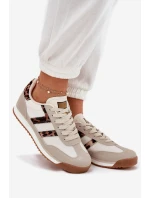 Nízké Dámské Tenisky Leopardí Béžové Rulaana Nízké Dámské Tenisky Leopardí Béžové Rulaana