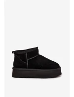 Semišové dámské zimní boty na platformě Vinceza 97962 Černé Semišové dámské zimní boty na platformě Vinceza 97962 Černé