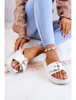 Dámské módní pantofle Big Star - bílé Dámské módní pantofle Big Star - bílé