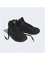 Unisex junior kotníčková obuv Hoops Mid 3.0 K Jr HR0228 Černá - Adidas Unisex junior kotníčková obuv Hoops Mid 3.0 K Jr HR0228 Černá - Adidas
