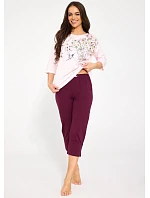 Pyžamo Cornette 1105/497 Floris 2 3/4 S–2XL Pyžamo Cornette 1105/497 Floris 2 3/4 S–2XL