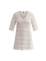 Dámské plážové šaty DIM SHELL DRESS - DIM - bílá