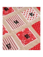 ADVENTNÍ KALENDÁŘ 56x87CM ČERVENÝ ADVENTNÍ KALENDÁŘ 56x87CM ČERVENÝ