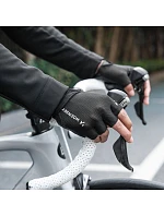 Cyklistické rukavice Wozinsky WRR-01L velikost L - černé