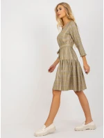 LK SK 507786 šaty.16P černá a žlutá LK SK 507786 šaty.16P černá a žlutá