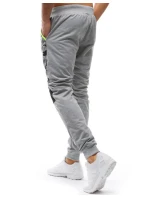 Pánské kamuflážní šedé tepláky FashionStreet UX3629