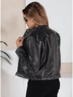 Dámská kožená bunda ramones černá FashionStreet TY5205