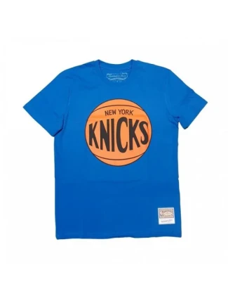Mitchell &Ness NBA New York Knicks Team Logo Tee M BMTRINTL1268-NYKROYA tričko Mitchell &Ness NBA New York Knicks Team Logo Tee M BMTRINTL1268-NYKROYA tričko