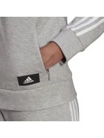 Dámská mikina FI 3 Stripes W H57289 - Adidas Dámská mikina FI 3 Stripes W H57289 - Adidas
