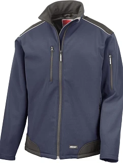 Result R 124X 3-vrstvá softshellová ripstop pracovní bunda 30.124X navy/black