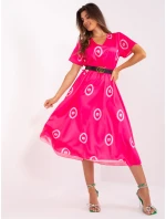 DHJ SK 17260 šaty.90 tmavě růžová