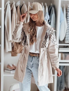 Dámská přechodná bunda parka FERIPARKA béžová FashionStreet TY4874